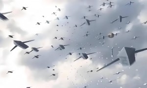 中国大批无人机密密麻麻，五角大楼如坐针毡，美军空中优势已崩塌